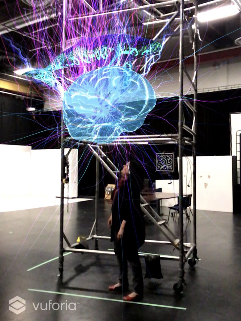 An Augmented Reality Brain in Collaboration with The HIVE lab's Dr. Claudia Krebs
